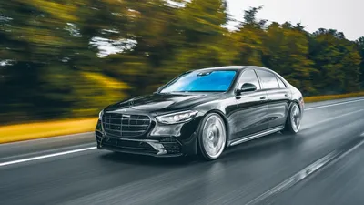 Mercedes-Benz W223: фото в дождливую погоду