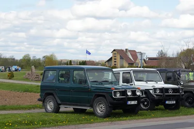 Mercedes-Benz W460 на фотографии с людьми