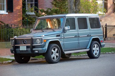 Фотография Mercedes-Benz W463 с бликами на лобовом стекле