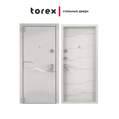 Дверь входная для квартиры металлическая Torex Сomfort 950х2050, левый,  белый - купить в Москве, цены на Мегамаркет