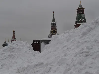 Метель в Южно-Сахалинске: фото