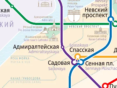 Карта метро Санкт-Петербурга | Полезная информация о Санкт-Петербурге