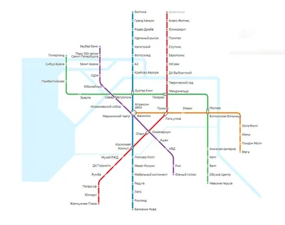 Появилась новая схема метро Санкт-Петербурга. Новых станций нет, но есть  городская электричка | Вокруг Да около | Дзен