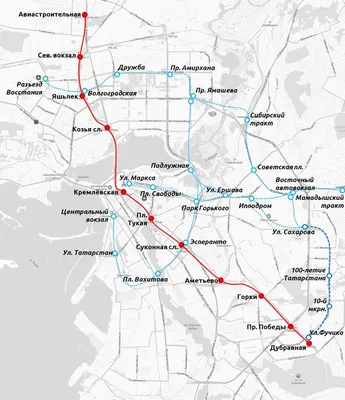 Схемы метро Казани - Казанское метро