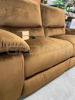 Трёхместный диван Tommy 3 Seater, Light Brown Wood D, Retro Modern | Home  Concept