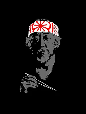 Portrait of Mr. Miyagi - AI Generated Artwork - NightCafe Creator