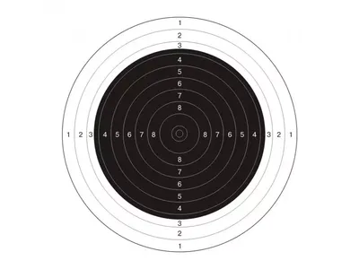 Купить Мишень для пневматики 80х80 №8 ГТО , 100шт: цена, доставка,  консультация | Интернет-магазин «DrozdPCP» в Москве