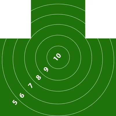 Тактико-технические характеристики мишень №7 спортивная (155х155 мм) - ттх,  обзор, фото, отзывы