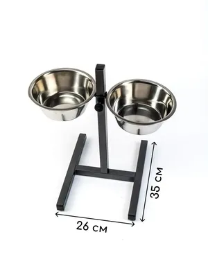 M-Pets (М-Петс) Altitude Double Raised Pet Bowl - Миска двойная на  подставке для котов и собак - Купить онлайн, цена и отзывы на E-ZOO