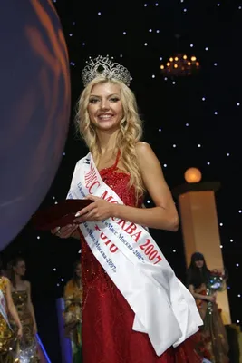 ITAR-TASS 13: MOSCOW, RUSSIA. DECEMBER 16. Winner of the Miss Russia 2007  beauty contest Ksenia