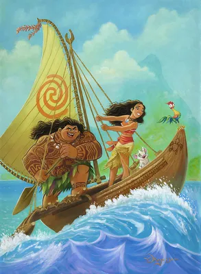 Moana Aesthetic Wallpaper | Disney Princess Art