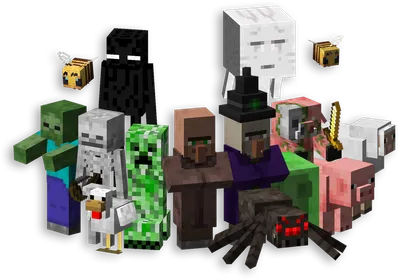 Minecraft Custom MEGA Mobs Set 25pcs