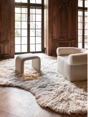 Тренды 2023: асимметричные ковры — делаем их своими руками! | myDecor