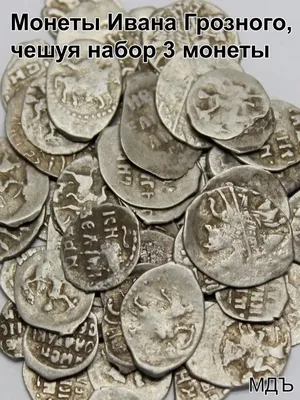 Серебряные монеты Ивана Грозного, чешуя набор 3 монеты МДЪ 162584405 купить  за 138 700 сум в интернет-магазине Wildberries