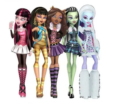 Купить Лист виниловых наклеек (стикеров) Монстр Хай (Monster High) формата  А4 в магазине indinotes