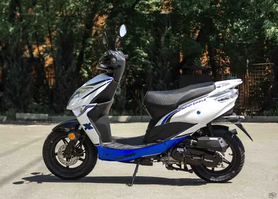 Скутер Regulmoto EAGLE 50 (LJ50QT-3L), Белый/синий в Пензе за 91 500 ₽.