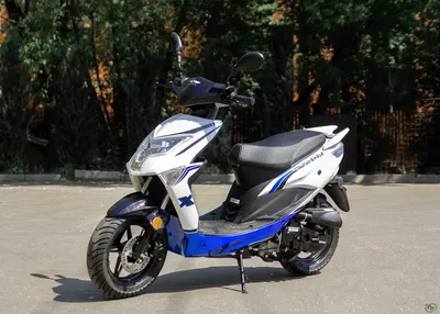 Скутер Regulmoto EAGLE 50 (LJ50QT-3L), Белый/синий в Пензе за 91 500 ₽.