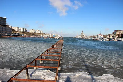 В Севастополе начало замерзать Черное море. Красота зимнего Севастополя.  Фоторепортаж | ForPost