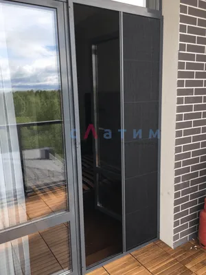 Анти-москитная сетка на дверь на магнитах