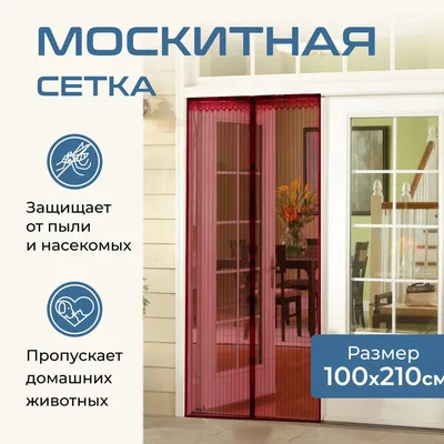 Москитная сетка Плиссе на двери и дверные проемы