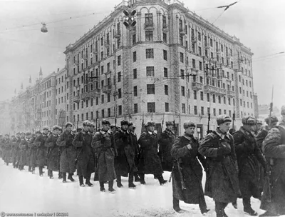 Фото \"Московские ополченцы\", 1941 год, г. Москва - История России в  фотографиях