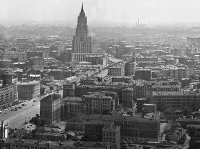 Москва 1950-х в цвете | Пикабу