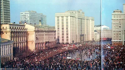 Прогулка по Москве 1990 года — Teletype