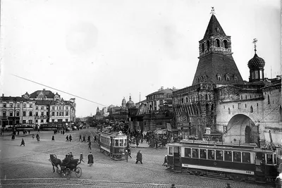 Москва, БФ № 999; Москва, Ф (Коломенский) № 333; Москва — Исторические  фотографии — Трамвай и Троллейбус (1921-1945) — Фото — Городской  электротранспорт