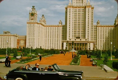 Москва 1950-х в цвете