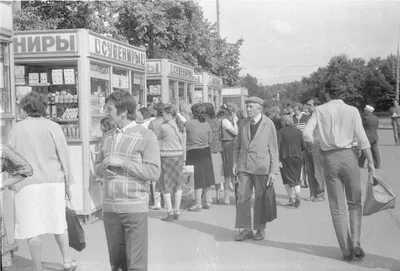 Фото \"Московские улицы и дома 80-х годов в Замоскворечье\", 1985 год, г.  Москва, Замоскворечье - История России в фотографиях