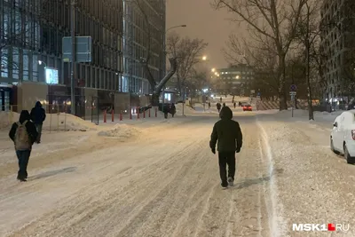 Снегопад в Москве | РИА Новости Медиабанк