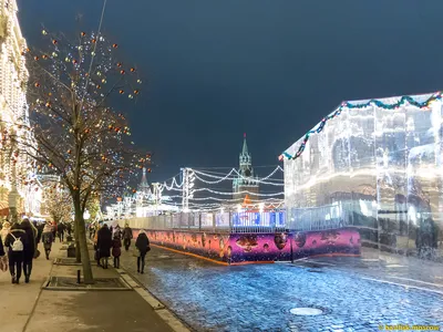 Красная площадь. Новогодняя Москва. Декабрь 2017. (24 фото)