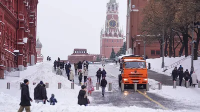 В Москве выпал первый снег - Российская газета