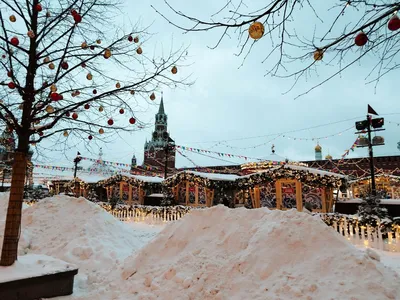 Москва в снегу