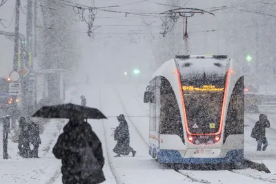 Москва в снегу