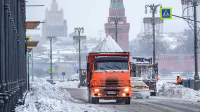 Снег в Москве | РИА Новости Медиабанк