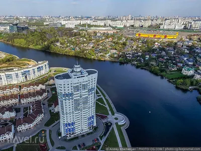 Москва вид сверху» — создано в Шедевруме