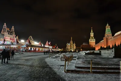 Зима в Москве | Пикабу