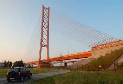 Вантовый мост через р. Обь в районе г. Сургут