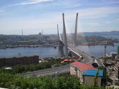 На мосту через бухту Золотой Рог будут менять асфальт | 23.07.2021 |  Владивосток - БезФормата