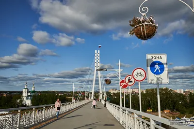 Мост Влюблённых в Тюмени | Пикабу