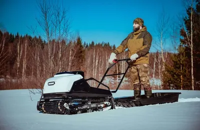Мотособака электрическая tracksled MTT 154 | SNOW-BIKE