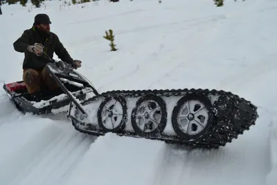 Мотособака электрическая Tracksled | MotoSnegokat