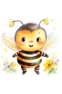 Vcielka Pinterest Bees Buzz - Мультяшный Пчелы Пнг, HD Png Download ,  Transparent Png Image - PNGitem