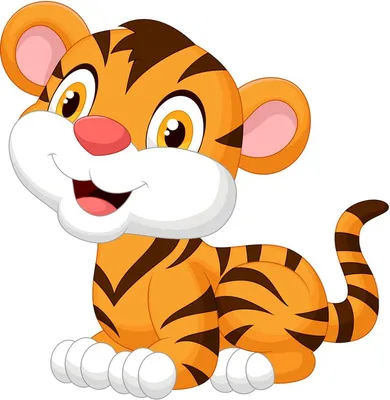 Мультяшные тигры, львы | Cartoon tiger, Baby tiger, Cute cartoon animals