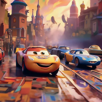 Скачать обои снег, зима, мультфильм, тачки-2, cars2 разрешение 1920x1080  #38756