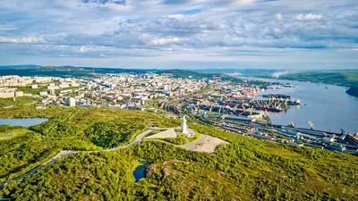 Мурманск в Полярный день