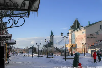 Набережные Челны зимой. Прогулка по самой старой части города