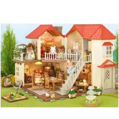 Набор Sylvanian Families \"Большой дом со светом\" (2752) купить по цене 8499  ₽ в интернет-магазине Детский мир