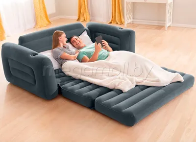 Надувной диван Intex 66552 Pull-Out Sofa 203x224x66 см купить в Минске в  интернет-магазине МегаМолл с доставкой